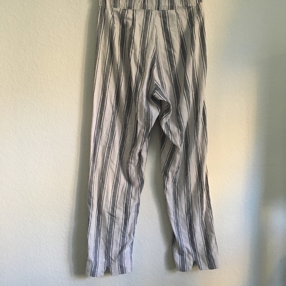 White gray stripe Tilden pants - Picture 3 of 4